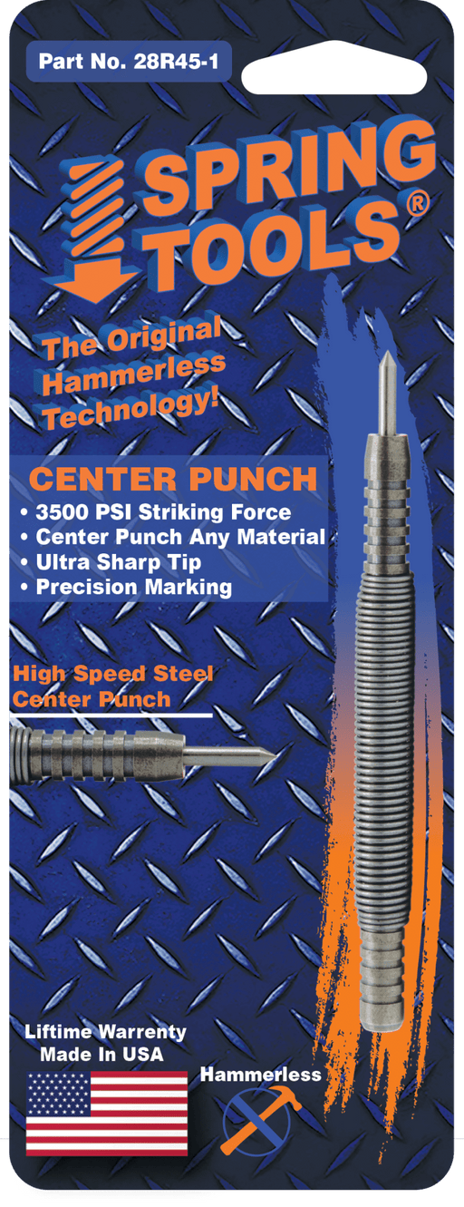 28R45 - 1 - High Speed Steel Center Punch - Spring Tools28R45 - 1 - High Speed Steel Center PunchMetal Working ToolsSpring Tools28R45 - 17 - 6175100021 - 2Spring Tools