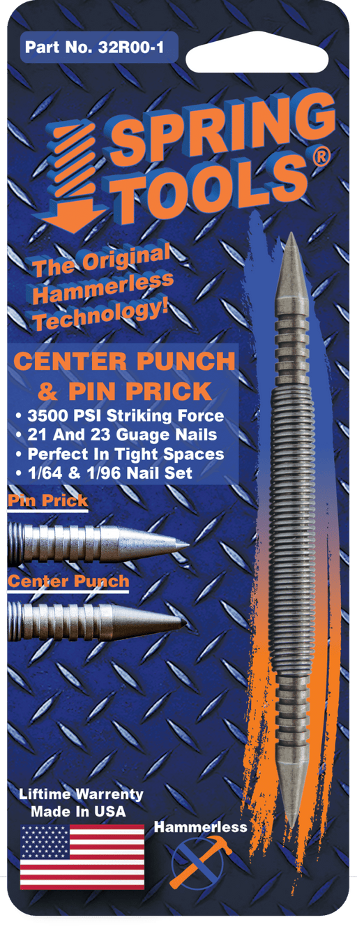 32R00 - 1 - Prick Punch & Center Punch - Spring Tools32R00 - 1 - Prick Punch & Center PunchMetal Working ToolsSpring Tools32R00 - 17 - 6175100007 - 6SpringTools
