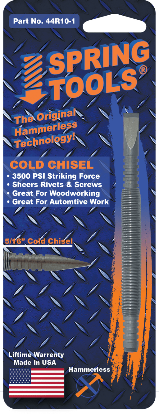 44R10 - 1 - Cold Chisel - 5/16" Face - Spring Tools44R10 - 1 - Cold Chisel - 5/16" FaceMetal Working ToolsSpring Tools44R10 - 1Spring Tools