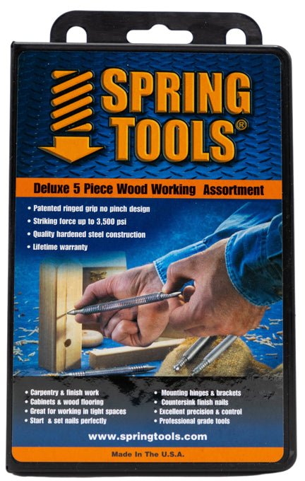 WWA1105 - Deluxe 5 Piece Wood Workers Set - Spring ToolsWWA1105 - Deluxe 5 Piece Wood Workers SetDeluxe 5 Piece Wood Workers SetSpring ToolsWWA11057 - 61751000618Spring Tools