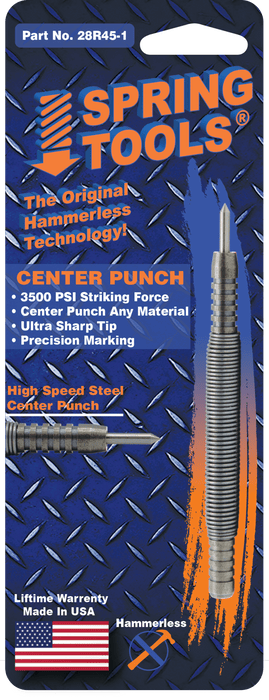 28R45 - 1 - High Speed Steel Center Punch - Spring Tools28R45 - 1 - High Speed Steel Center PunchMetal Working ToolsSpring Tools28R45 - 17 - 6175100021 - 2Spring Tools