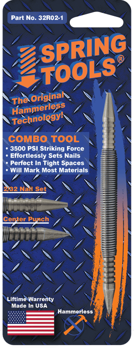 32R02 - 1 - Combo Tool - 2/32" & Center Punch - Spring Tools32R02 - 1 - Combo Tool - 2/32" & Center PunchWood Working ToolsSpring Tools32R02 - 17 - 6175100006 - 9Spring Tools