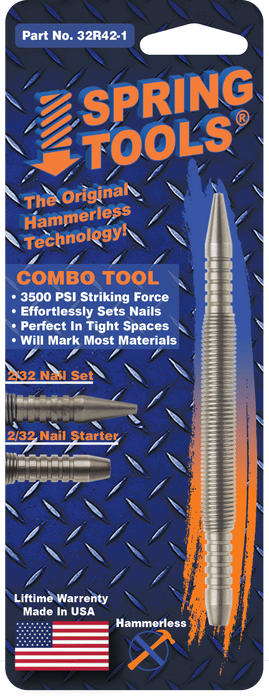 32R42 - 1 - Combo Tool - Nail Starter & Nail Set - Spring Tools32R42 - 1 - Combo Tool - Nail Starter & Nail SetWood Working ToolsSpring Tools32R42 - 17 - 6175100022 - 9Spring Tools