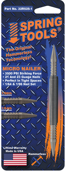 32R525 - 1 - Combo Tool - Pin Nail 1/96" & 1/64" - Spring Tools32R525 - 1 - Combo Tool - Pin Nail 1/96" & 1/64"Wood Working ToolsSpring Tools32R525 - 17 - 6175100106 - 6Spring Tools