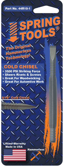 44R10 - 1 - Cold Chisel - 5/16" Face - Spring Tools44R10 - 1 - Cold Chisel - 5/16" FaceMetal Working ToolsSpring Tools44R10 - 1Spring Tools