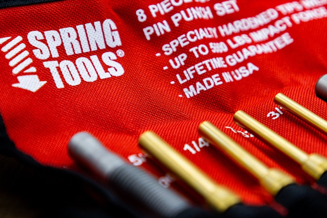 BPRS20 Industrial Pin Punch Set - Brass Tips - Spring ToolsBPRS20 Industrial Pin Punch Set - Brass TipsIndustrial Pin Punch SetSpring ToolsBRPS207 - 61751001035Spring Tools