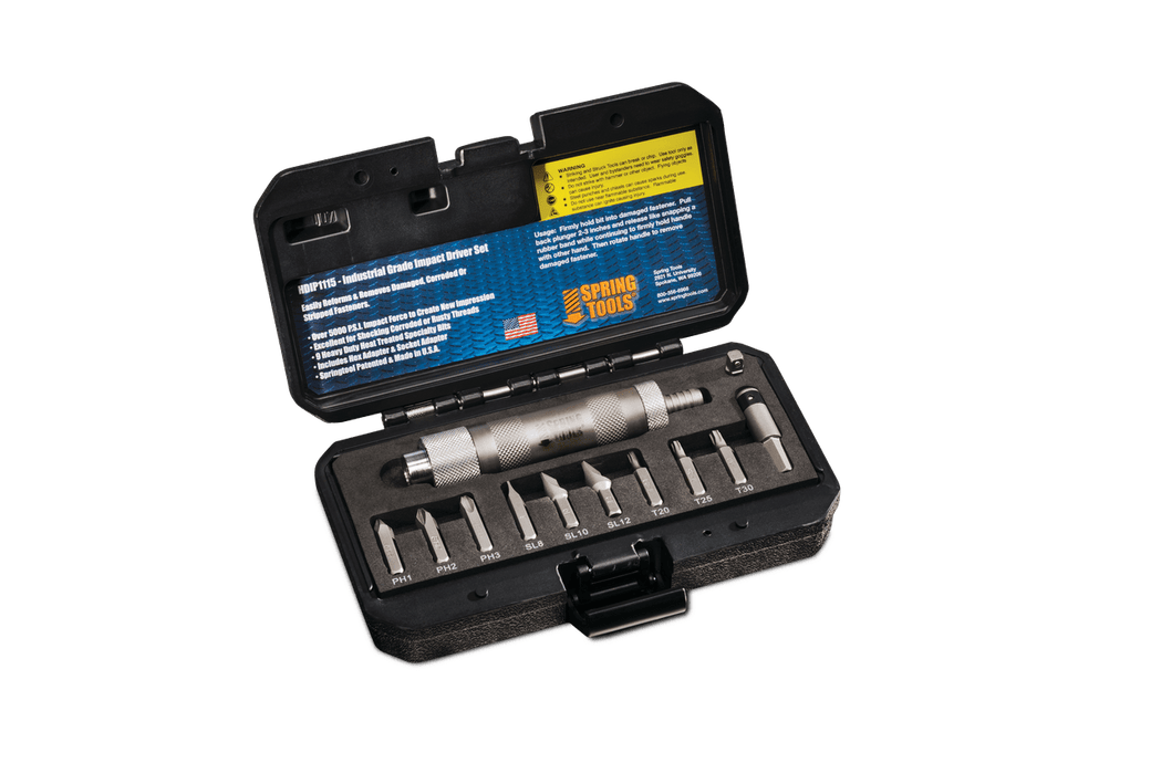 HDIP1115 - Impact Driver Set - Spring ToolsHDIP1115 - Impact Driver SetMetal Working ToolsSpring ToolsHDIP11157 - 61751000915Spring Tools