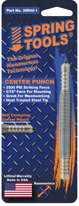 38R04-1 - Self Centering Center Punch - 5/16" Face