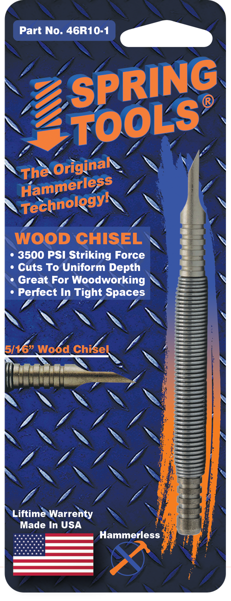 Warwood Tool 45621 3 lb Cold Cutting Chisel, 16 Hickory Handle